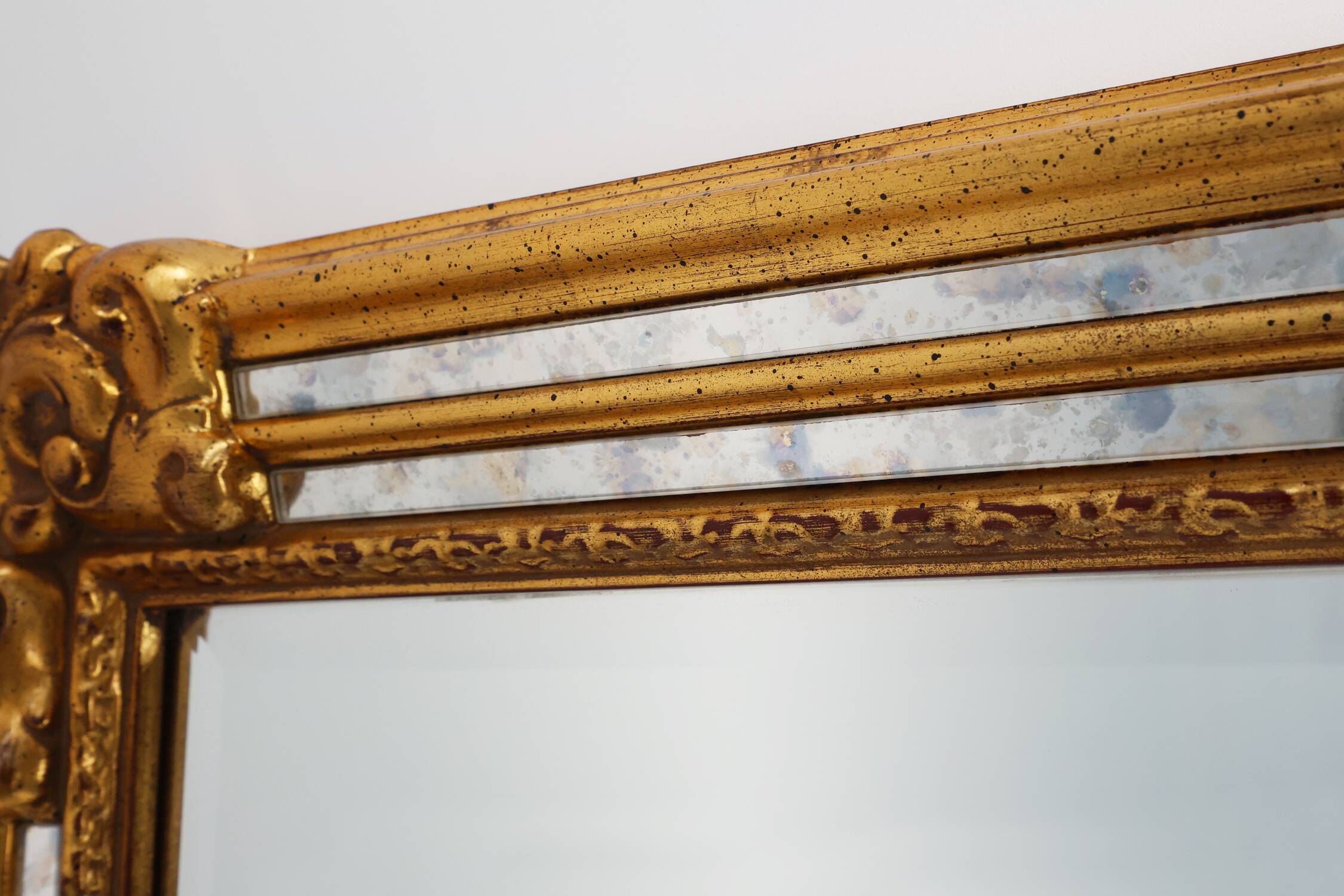 Large Baroque Wall Mirror by De Knudt, Belgium, 1950s