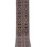 Vintage Turkish Oushak Handwoven Rug 58x667 cm