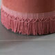Velvet pouf