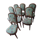 Sept chaises anciennes de style louis XVI