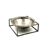 Mid-century modern silver-plated bowl / vide poche, PM Italy 1970s