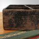 Industrial Wooden Sorting Tray, Belgium 1920s