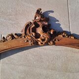 Walnut pediment