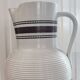 Large glazed stoneware pitcher signed, 1950-60 period