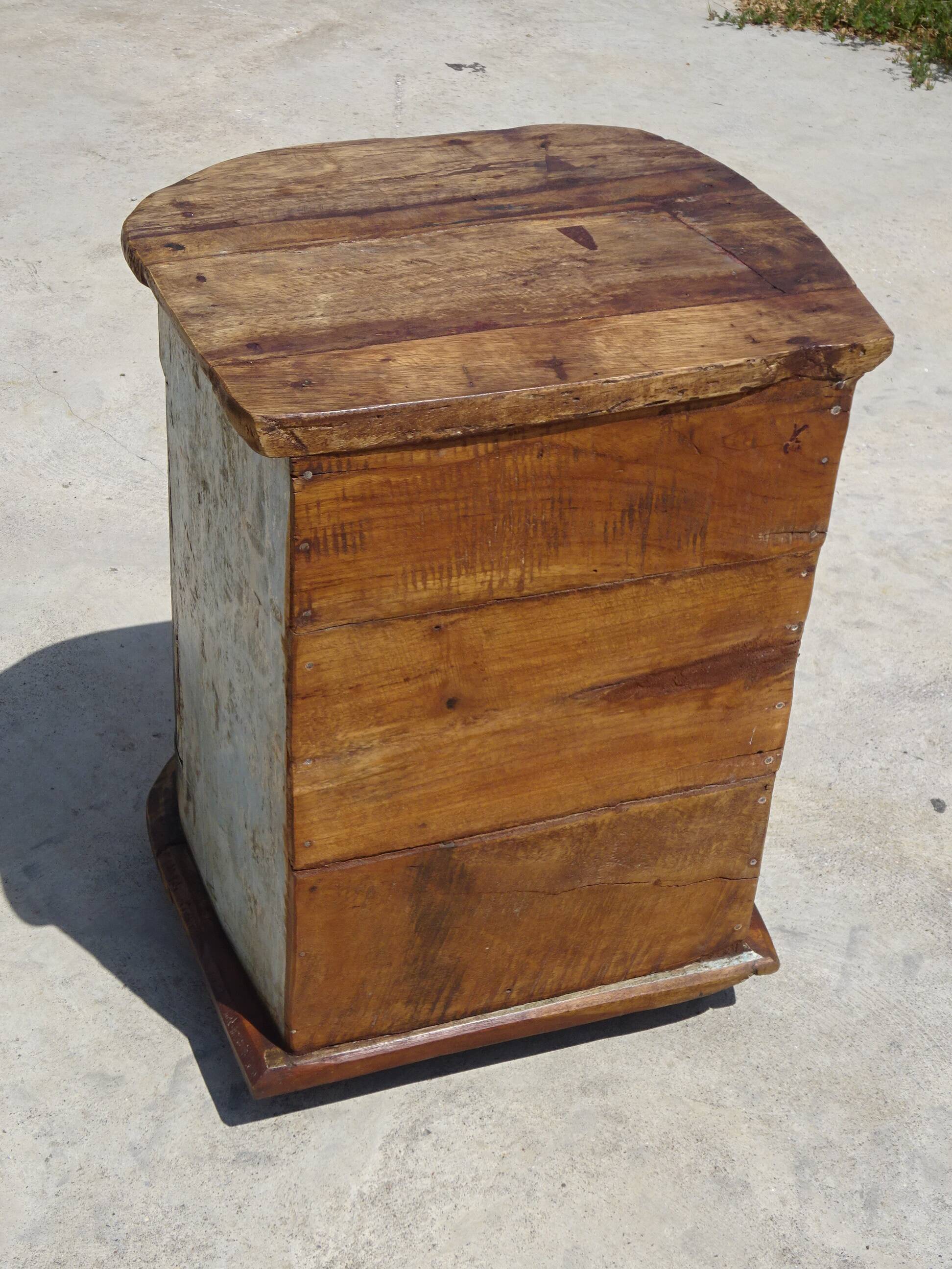 Small wooden canoe furniture, solid teak