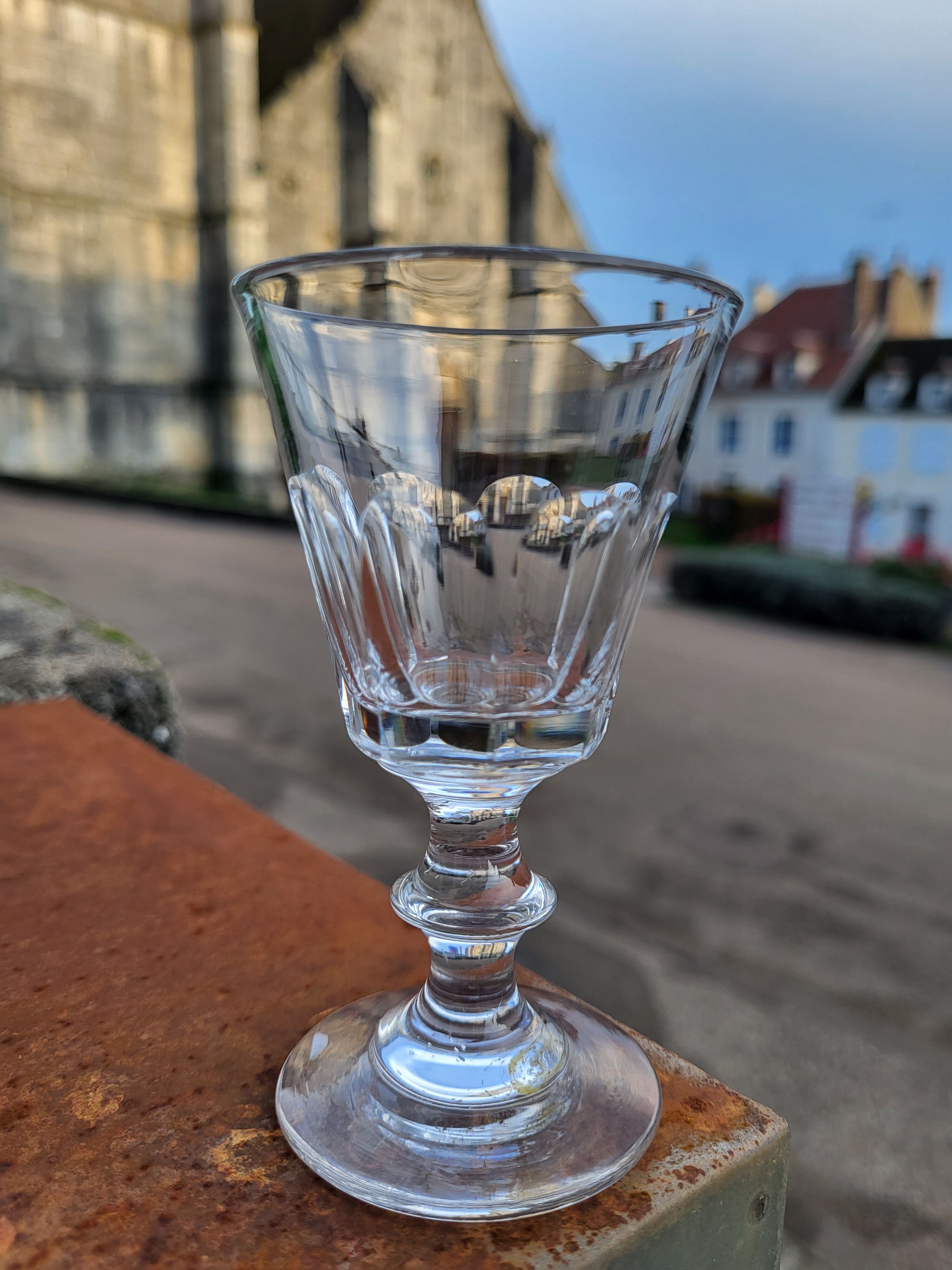 6 crystal glasses of Baccarat / Saint Louis model Cato