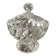 Molded crystal sugar bowl – Baccarat Twisted bamboo
