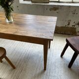 Farm table pine and walnut 2m