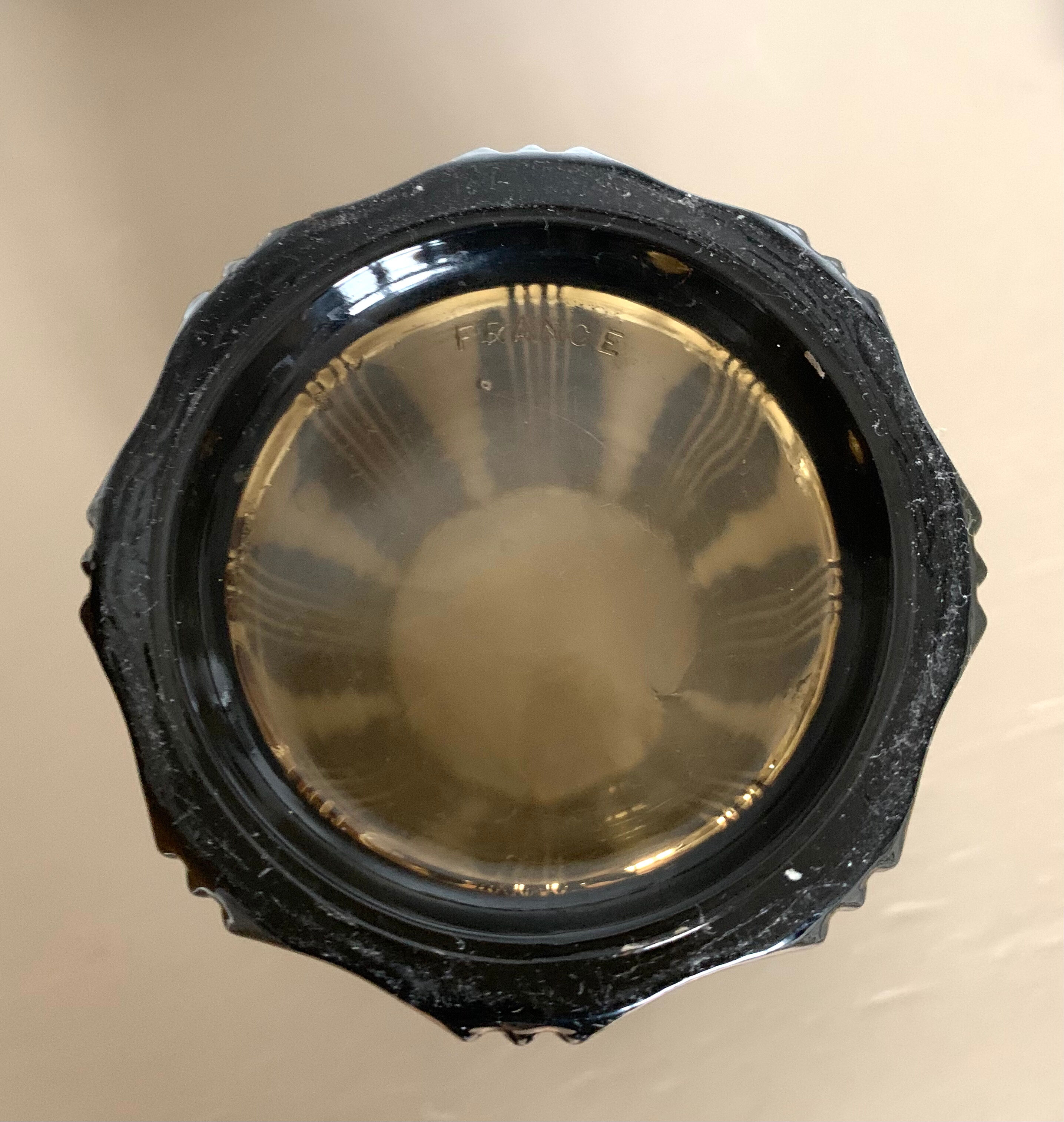 1970 smoked glass vase