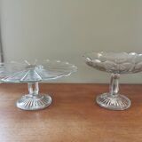 Duo compotier et plat à tarte anciens