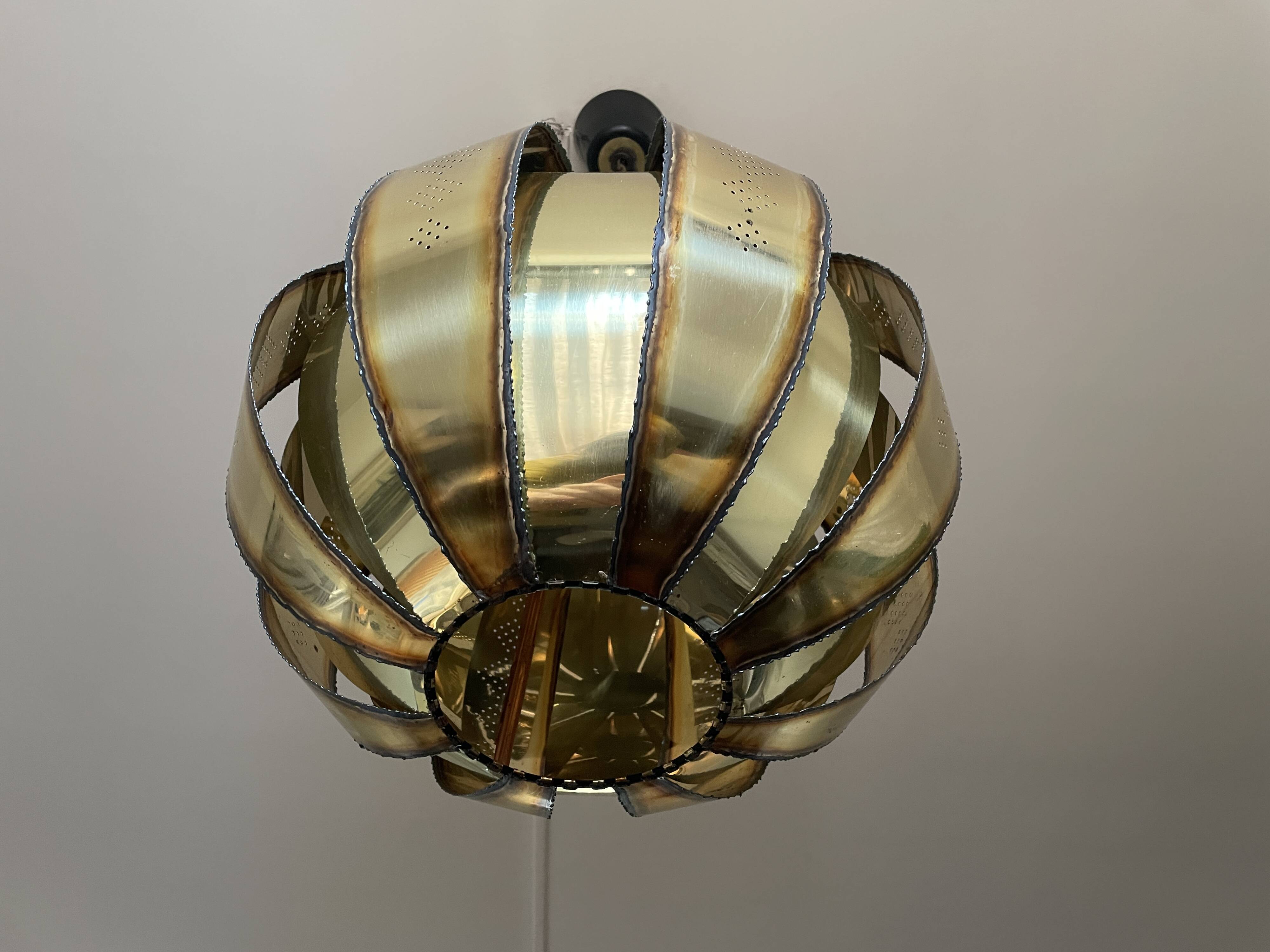 Brutalist Danish suspension by Holm Sorensen