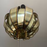 Danish brutalist pendant lamp by Holm Sorensen