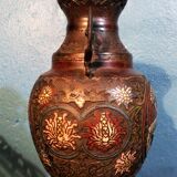 2 Japan XIXth century bronze vases