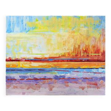 Peinture à l'huile abstraite