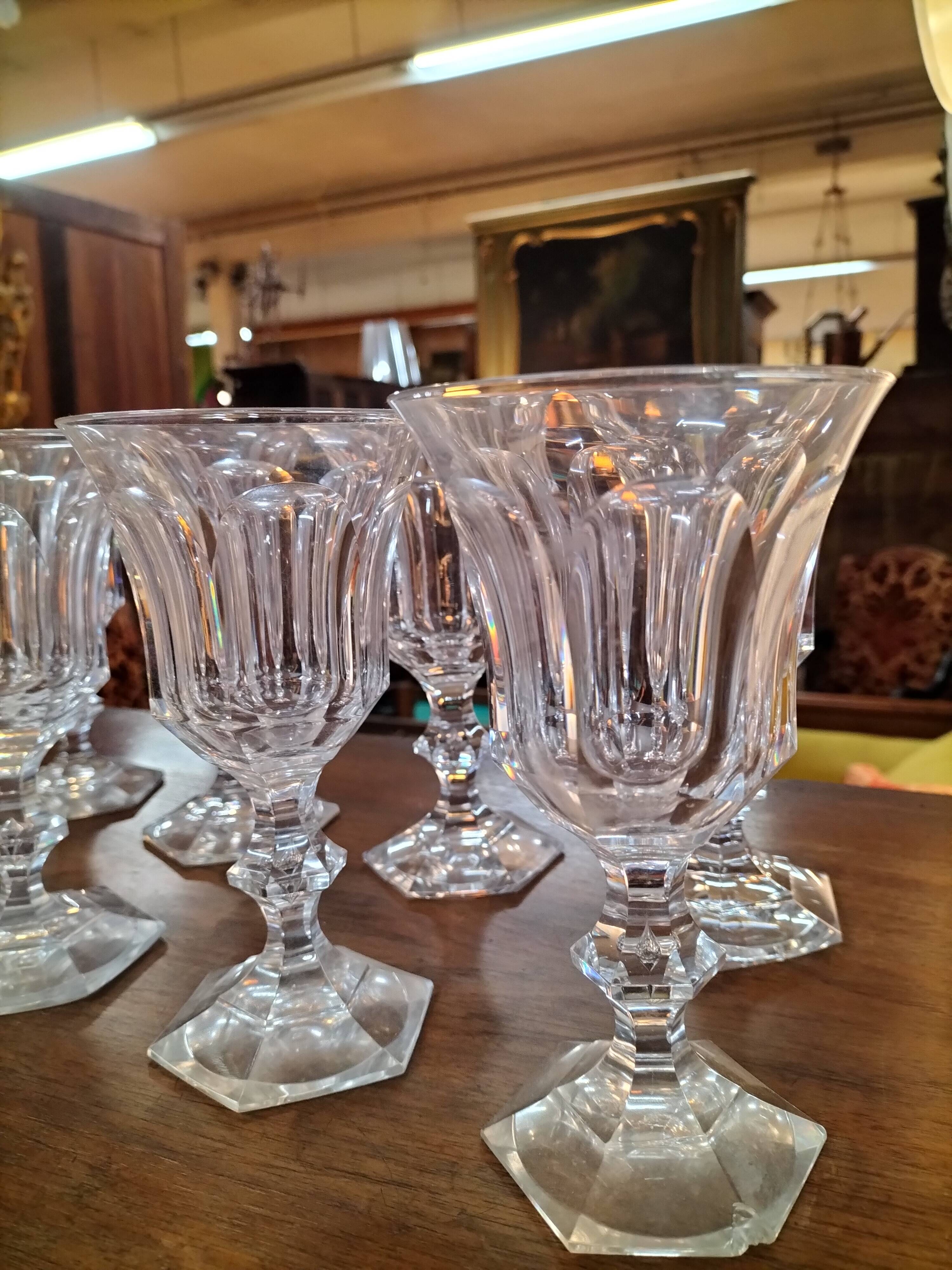 10 glasses val st Lambert model Metternich 1946