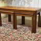 3 tables gigognes en teck, années 1970