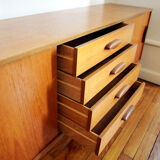 Vintage Scandinavian line in 60s teak