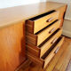 Vintage Scandinavian line in 60s teak