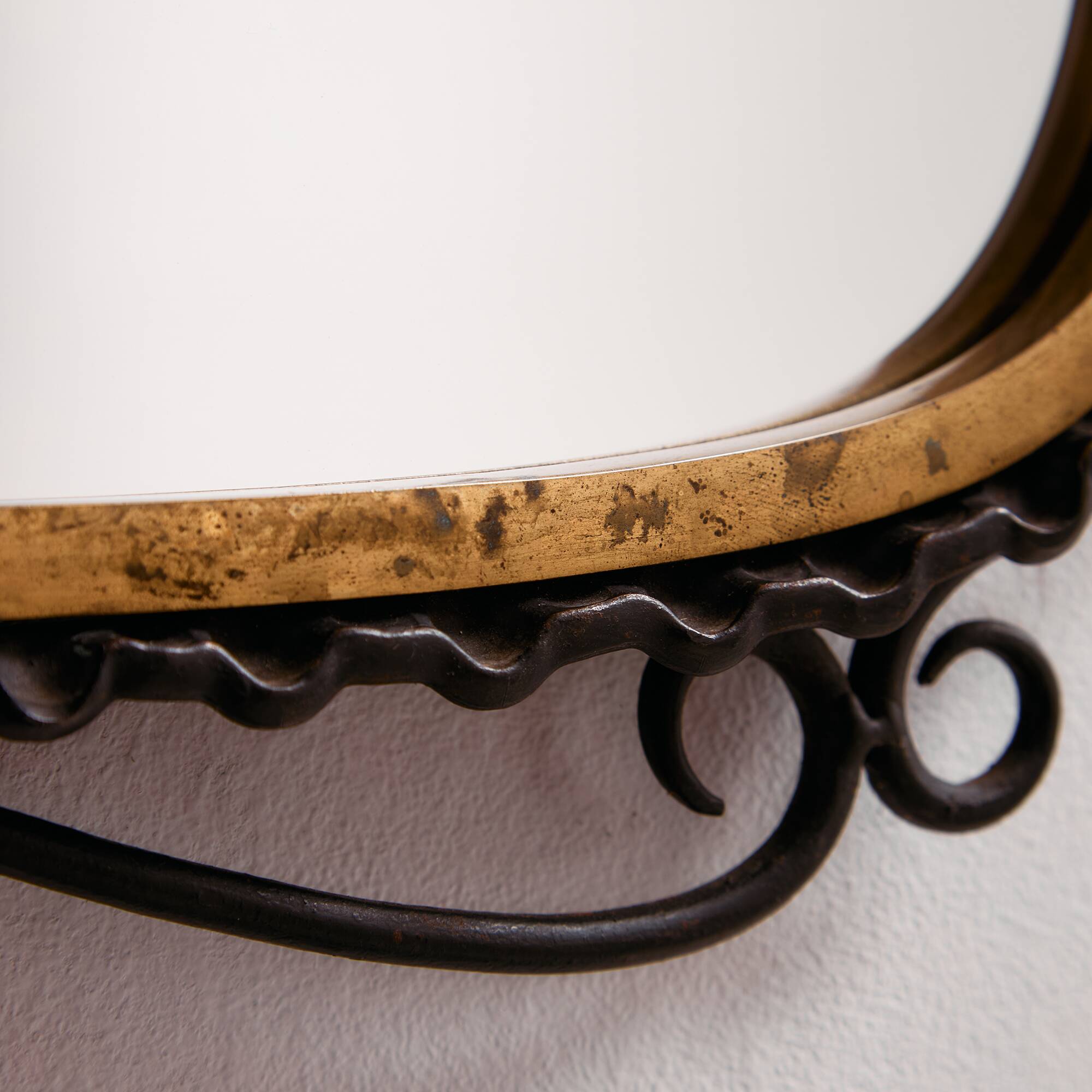 Miroir en fer forgé