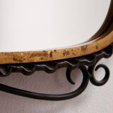 Miroir en fer forgé