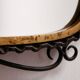 Wrought iron mirror