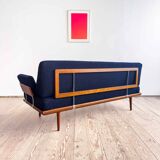 Daybed ou canapé danois Mid-Century, série Minerva, par Peter Hvidt, 1950s