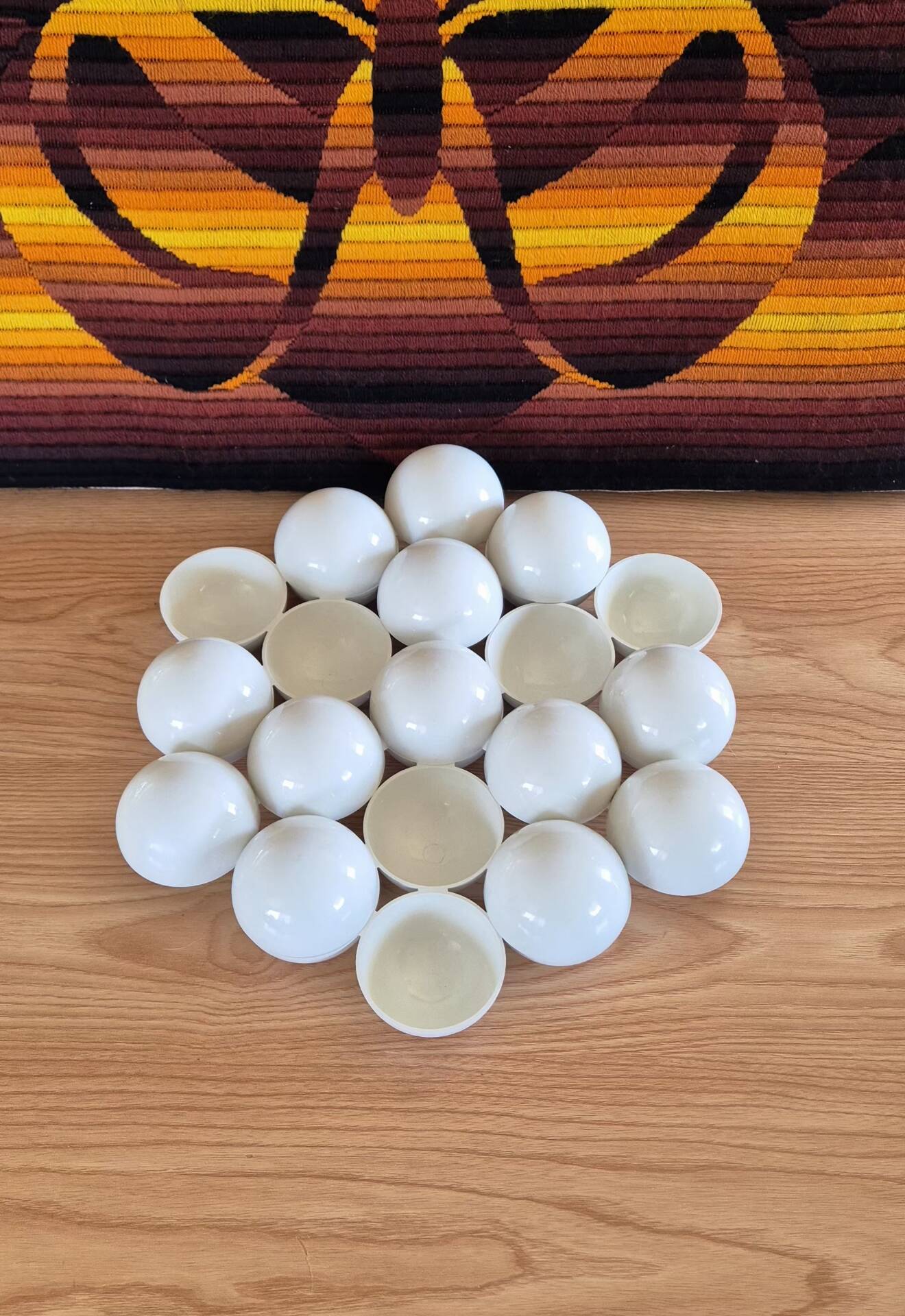 Articulated aperitif platter "Amuse-Gueule" – Yonel Lebovici (c. 1972)