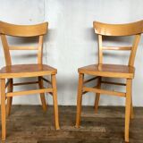 Pair of wooden chairs 1950