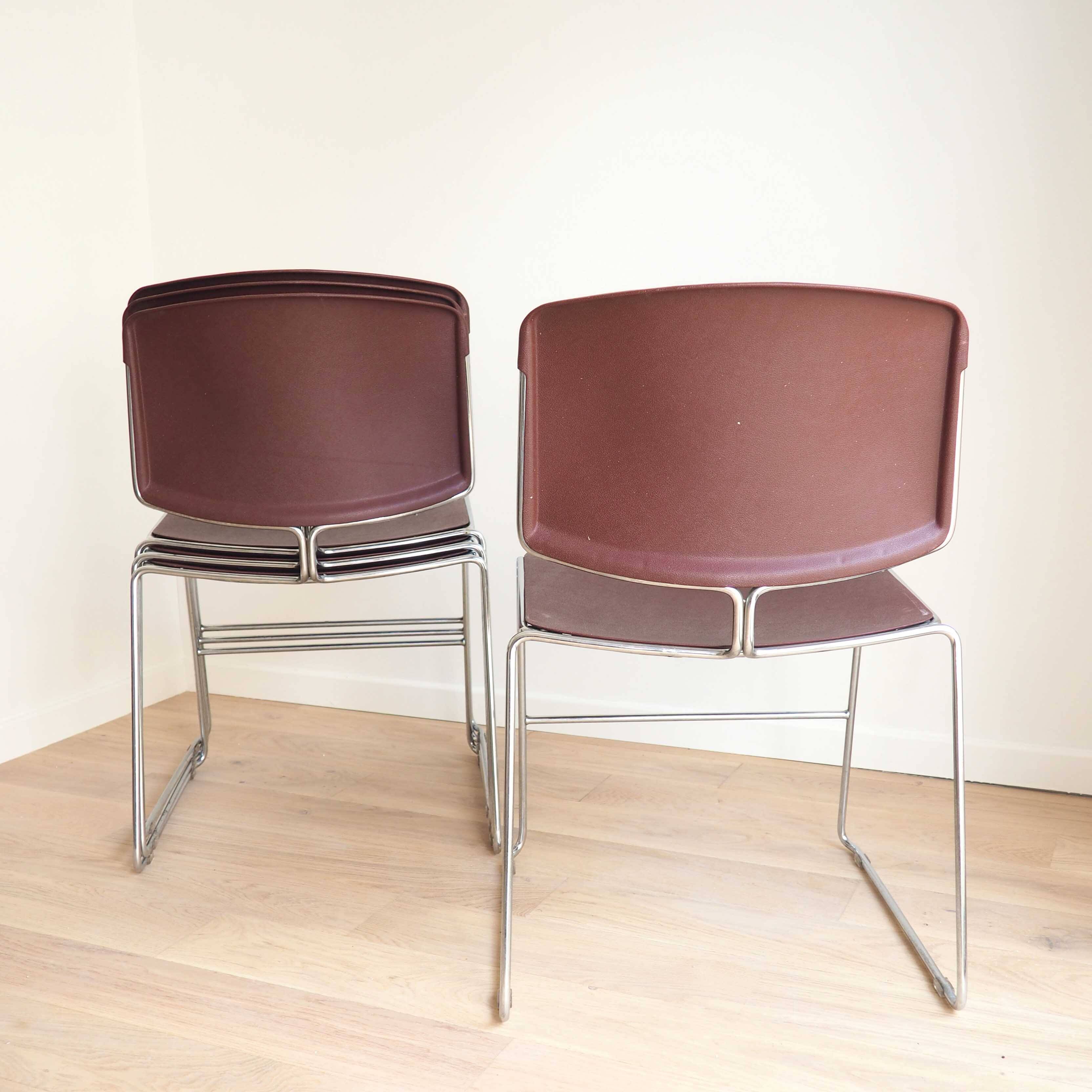 4 Max Stacker chairs for Steelcase