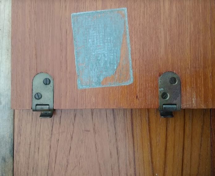 Vintage modular shelf in teak veneer and black metal, Nisse Strinning, 60s (2)