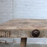 Antique butcher table