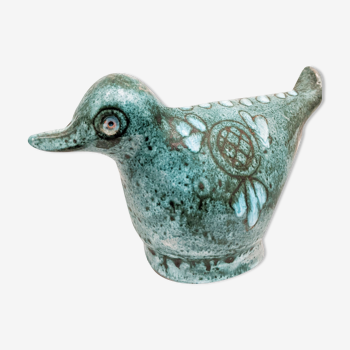 Bird ('50) in ceramic signed danuta le henaff
