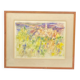 Pastel by Jean Cluseau Lanauve The vines in Beaujolais 1981