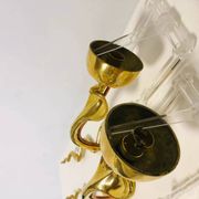 Paire d'appliques en bronze doré