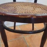 Fauteuil de bistrot Hoffman en bois courbé