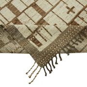 Hand-Knotted Tribal Unique 278 cm x 396 cm Beige Wool Carpet