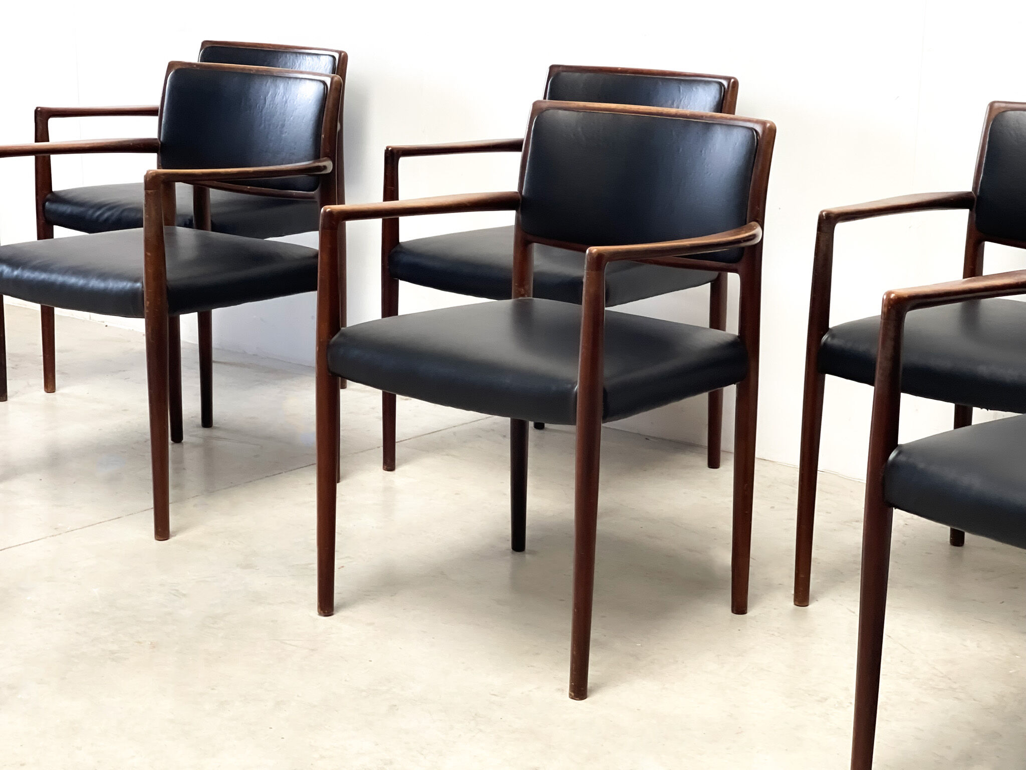 7 danish dining chairs