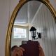 Louis XVI style oval mirror