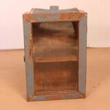 Original polychrome patina Burmese teak wall display