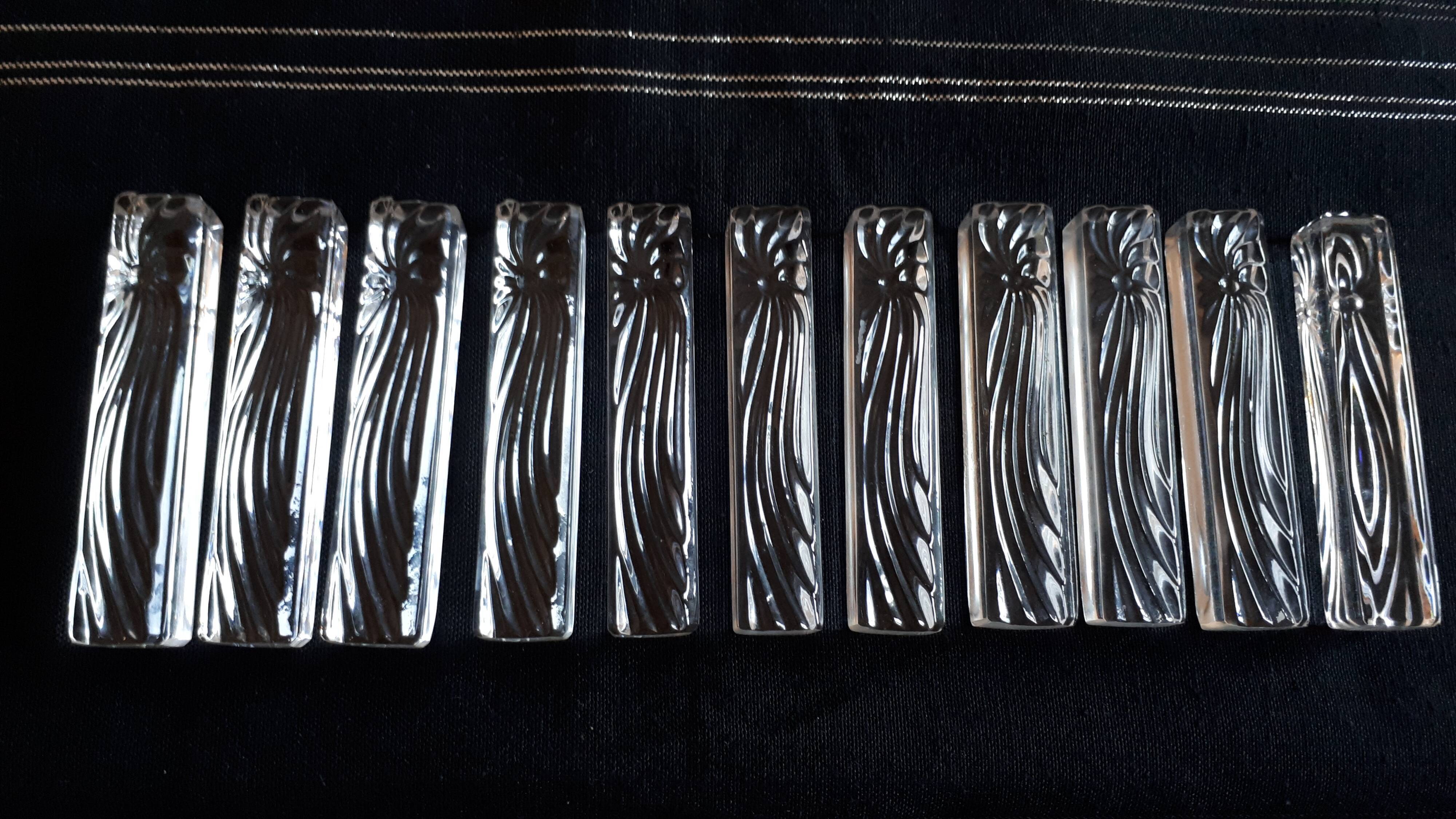 11 Knife holder Cristallerie Royale de Champagne