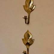 Pair of mid-century Swedish brass sconces