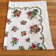 Old flower tablecloth Vintage 60s Floral decor