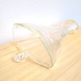 Blown glass wall-mounted bouquet holder vase