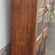 Old wooden glass cabinet