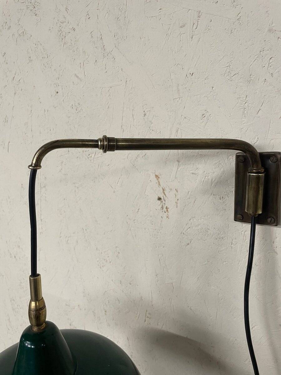 Small wall lamp with extendable arm, 1940s-1950s.
