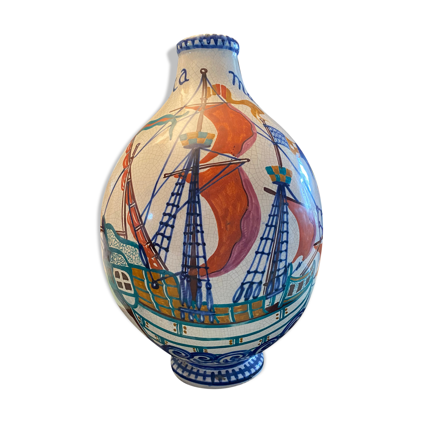 Vase manufacture henri delcourt époque art déco