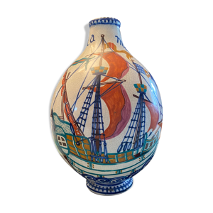 Vase manufacture henri delcourt époque art déco