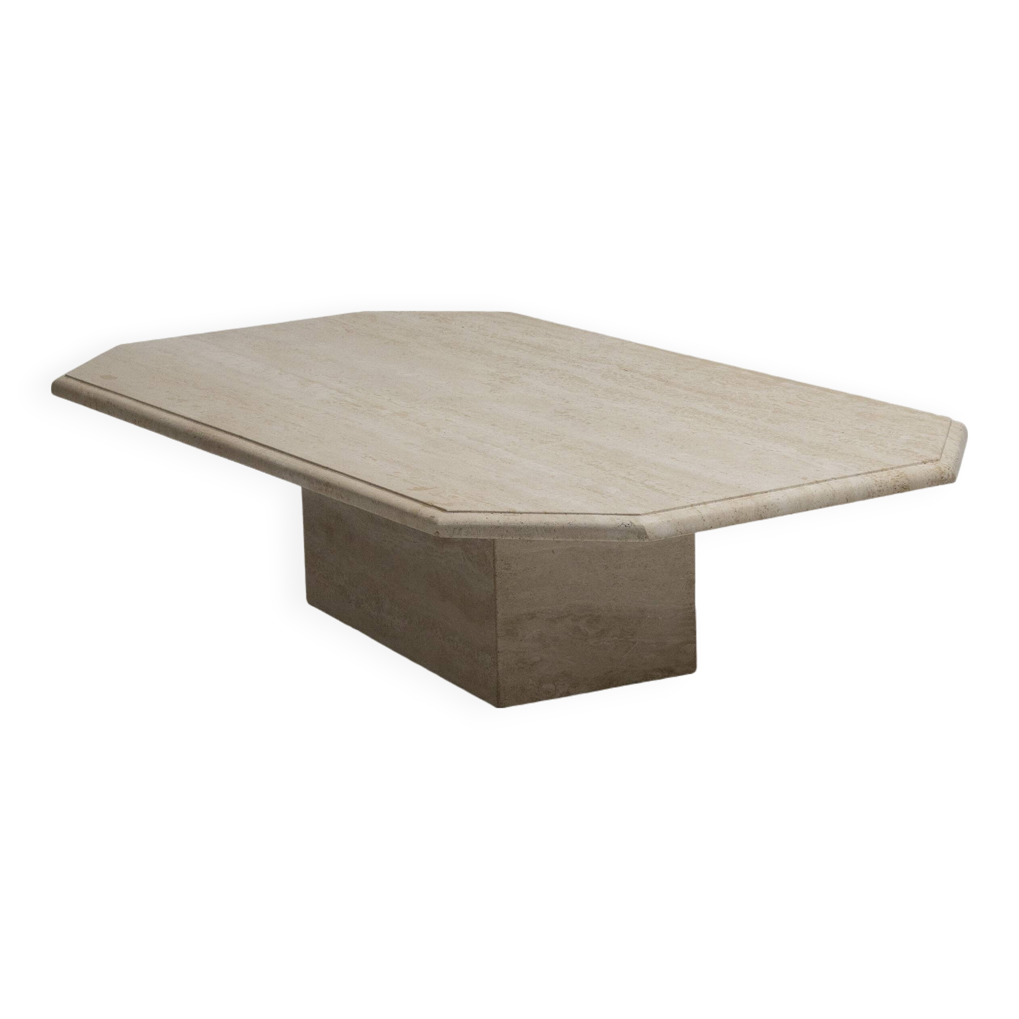 Table basse en travertin