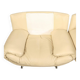 Paire de fauteuils contemporains en similicuir