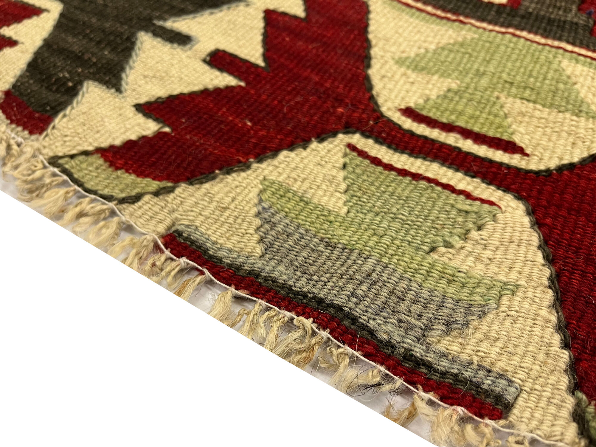 Handwoven Vintage Wool Rug Traditional Turkish Area Rug- 156x312cm